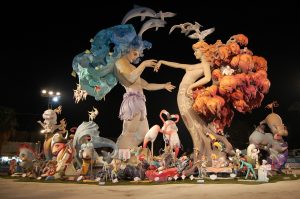 Las Fallas in Valencia, Spain